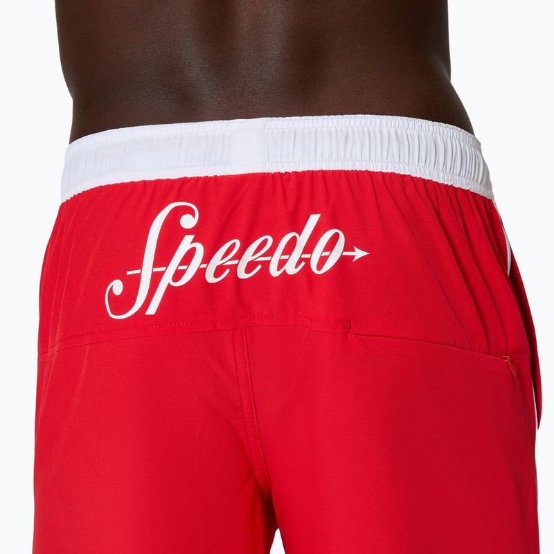 Шорти для плавання чоловічі Speedo Jetstream Retro Logo Volley 16" 8-005082003 high risk red 7