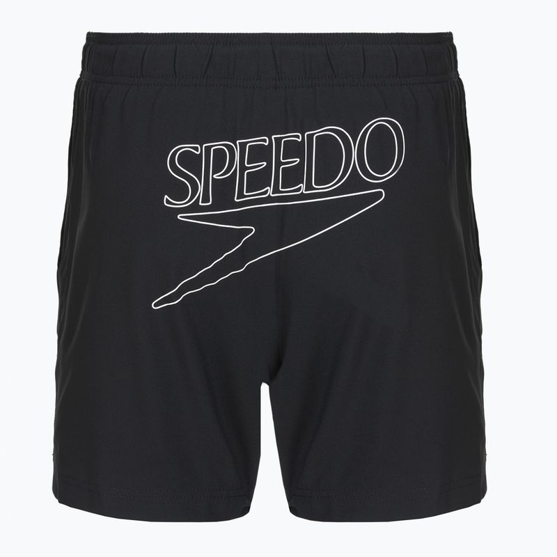 Шорти для плавання чоловічі Speedo Classic Logo Volley 16" anthracite 2