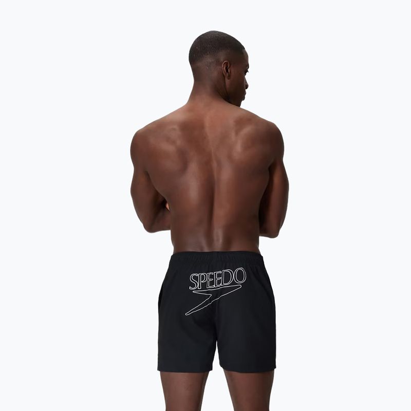 Шорти для плавання чоловічі Speedo Classic Logo Volley 16" anthracite 2
