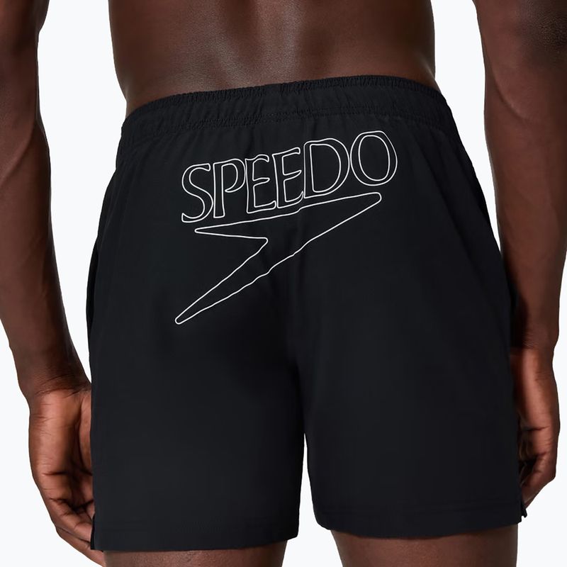 Шорти для плавання чоловічі Speedo Classic Logo Volley 16" anthracite 6