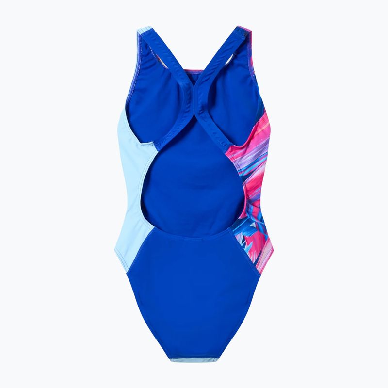 Купальник суцільний жіночий Speedo FL Placement Printed Powerback brushy shadows/cruise 8
