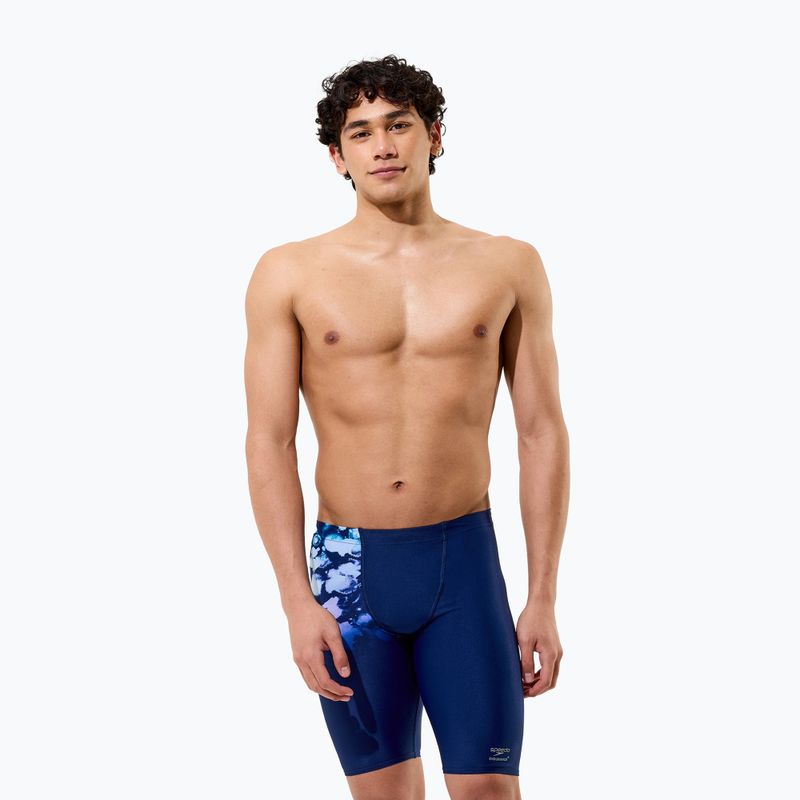 Плавки чоловічі Speedo Placement Printed Jammer moonglow smoke/navy 3