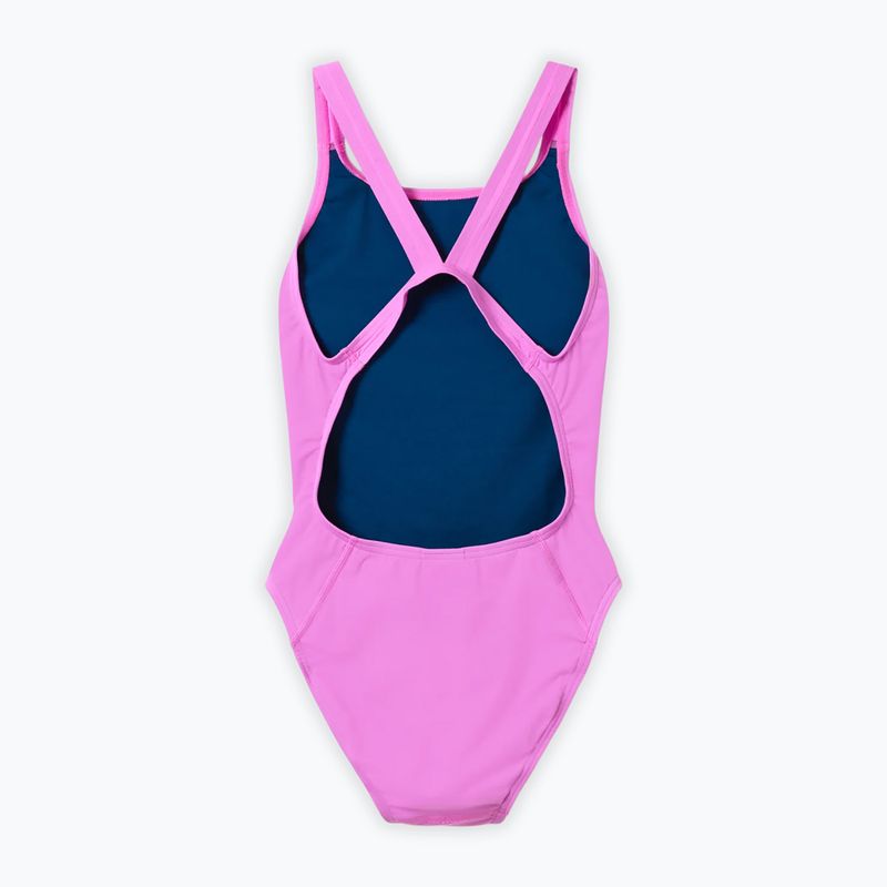 Купальник суцільний жіночий Speedo Solid Leaderback orchid shine 2