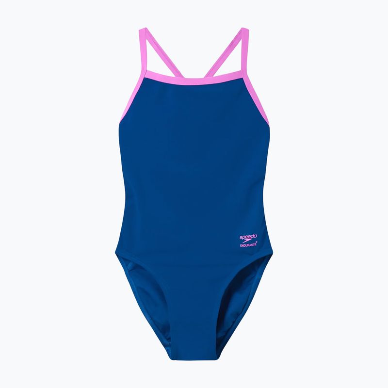 Купальник суцільний жіночий Speedo Solid Turnback denim teal 6
