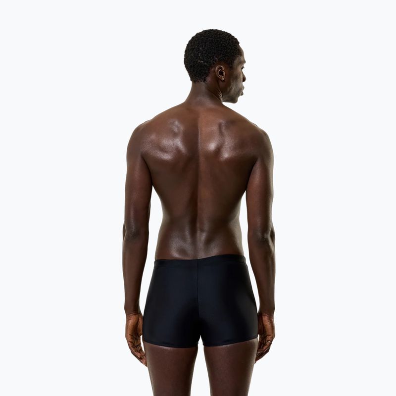 Плавки-боксерки чоловічі Speedo Medley Logo Aquashort anthracite/hyper teal 4