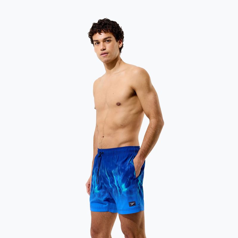 Шорти для плавання чоловічі Speedo Printed Redondo Edge Volley 16" night watch 3