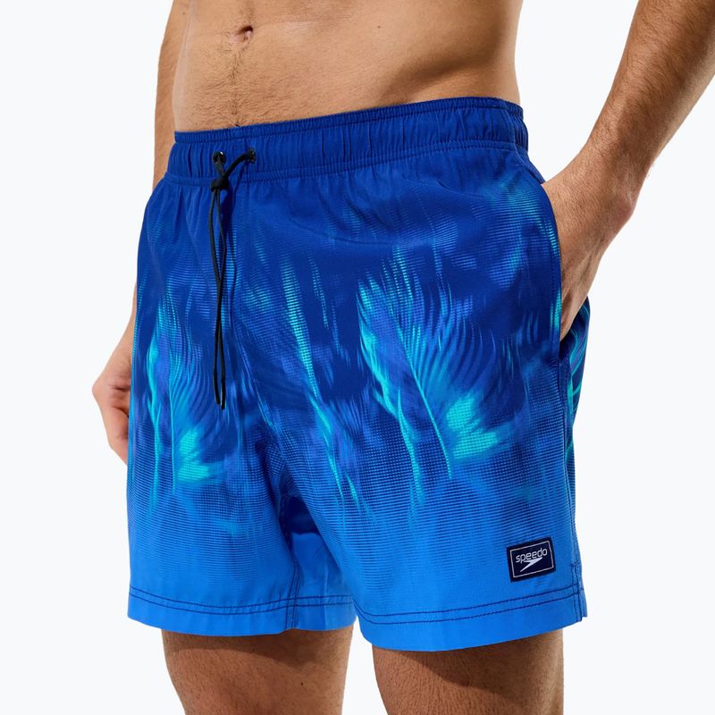Шорти для плавання чоловічі Speedo Printed Redondo Edge Volley 16" night watch 4