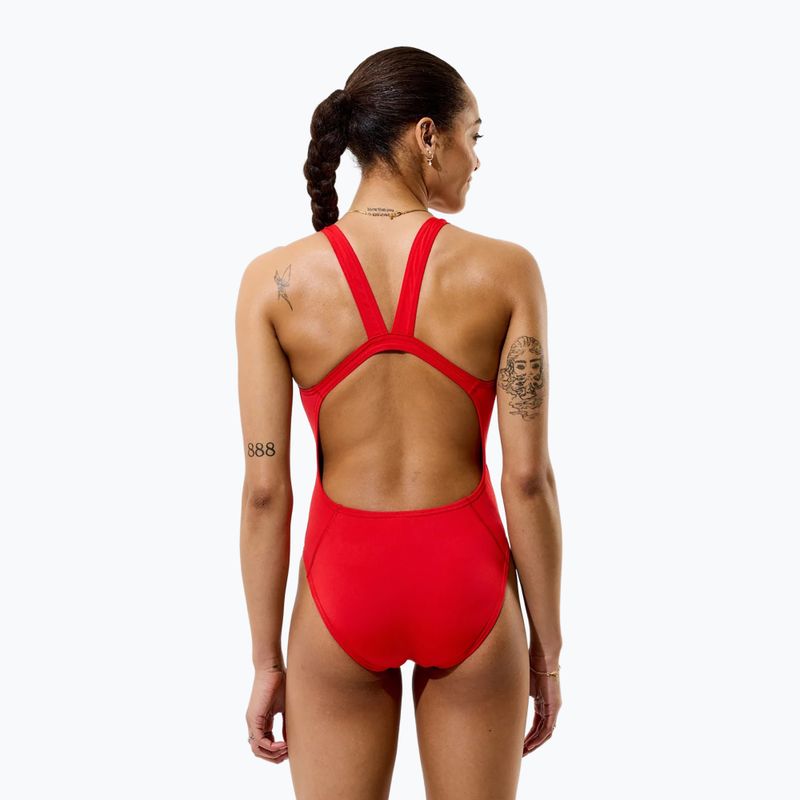 Купальник суцільний жіночий Speedo Solid Endurancex Leaderback team red 4