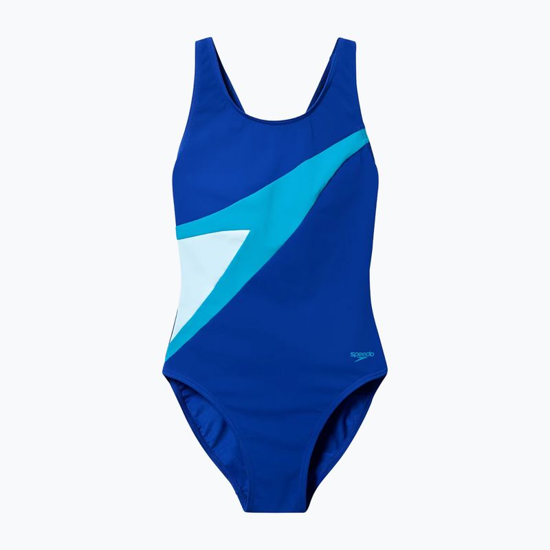 Купальник суцільний жіночий Speedo Hyperboom Butterfly Back night watch/hyper teal 6