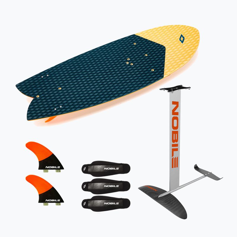 Дошка для кайтсерфінгу + гідрофойл Nobile Fish Skim Zen Foil Freeride Carbon