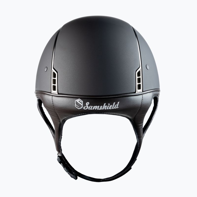 Шолом для верхової їзди Samshield Shadowmatt 5 Swarovski коричневий 3125659667491 3