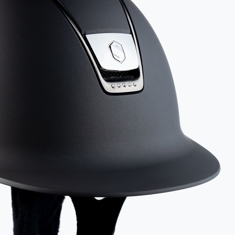 Шолом для верхової їзди Samshield Shadowmatt 5 Swarovski коричневий 3125659667491 6