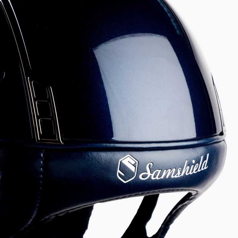 Шолом для верхової їзди Samshield Shadow Glossy синій 3125659666968 7