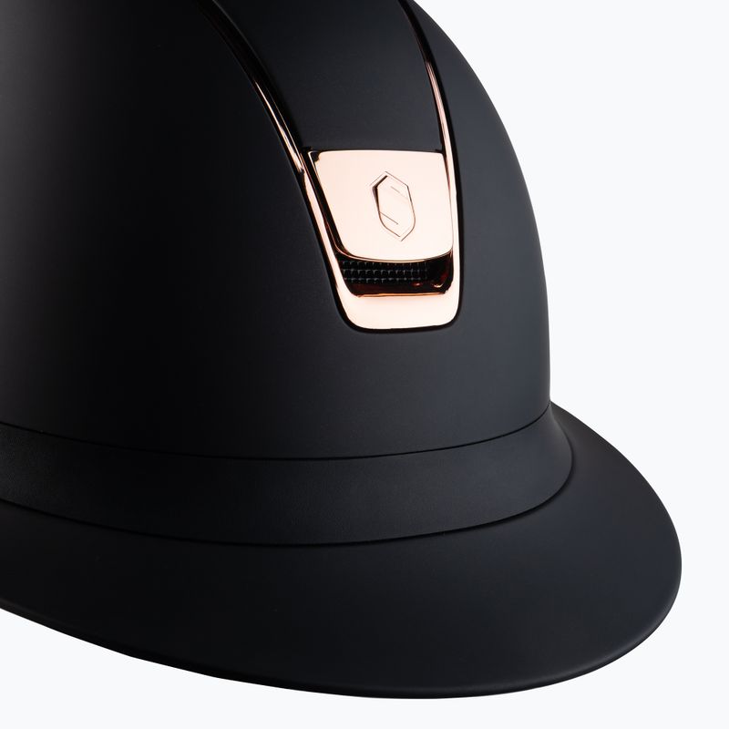 Шолом для верхової їзди Samshield Miss Shield Shadowmatt рожеве золото, чорний 3125659493526 7