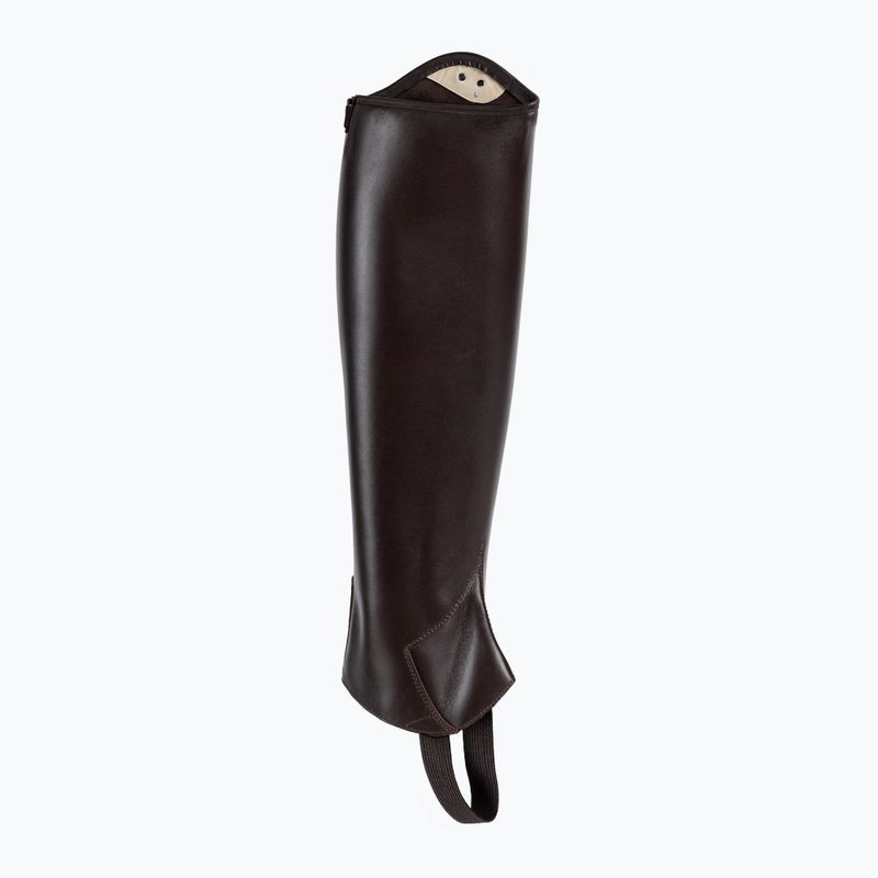 Краги шкіряні Parlanti Mini Chaps Calfskin коричневі MCBRS 2