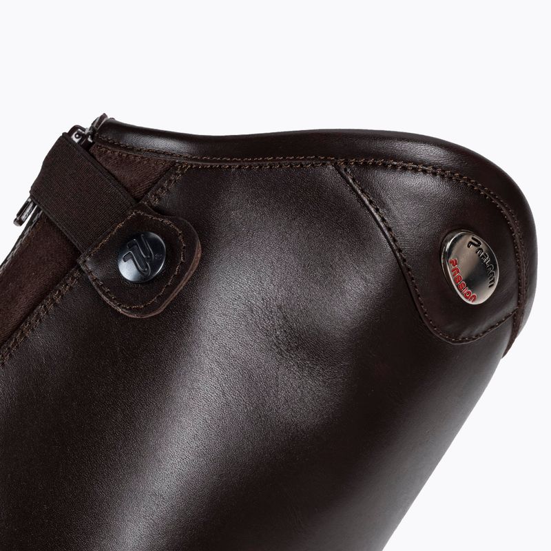 Краги шкіряні Parlanti Mini Chaps Calfskin коричневі MCBRS 6