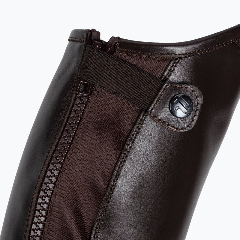 Краги шкіряні Parlanti Mini Chaps Calfskin коричневі MCBRS 7