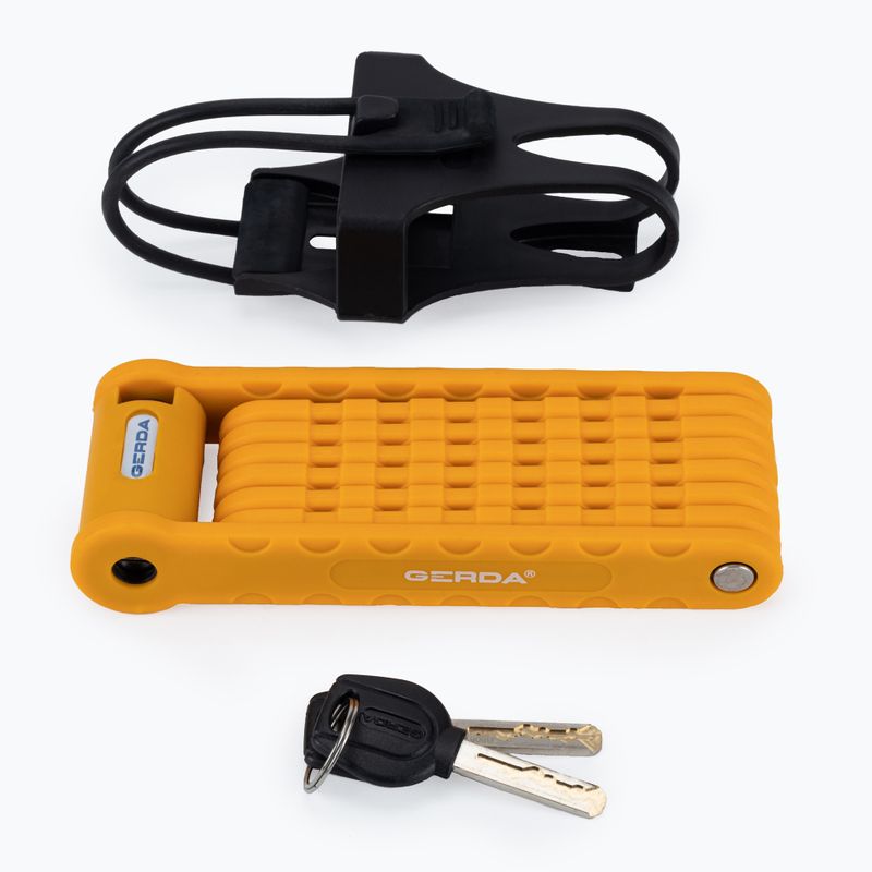 Замок велосипедний GERDA Fold Lite 950V жовтий 0SF00095000.MXV2YP 4