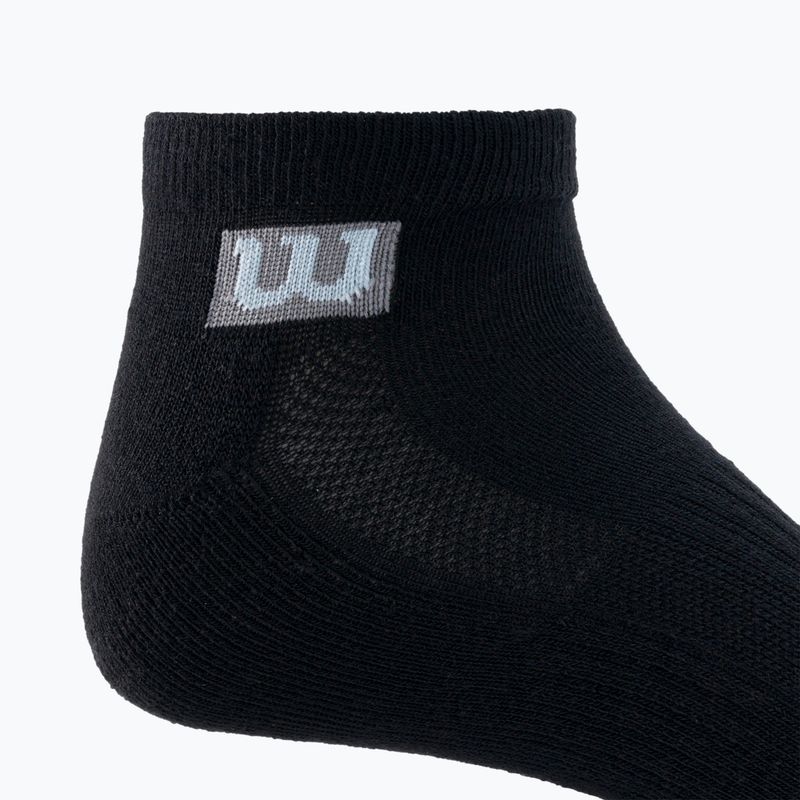 Шкарпетки тренувальні чоловічі Wilson 3PP Premium Low Cut 3 pack чорні W8F2B-3730 3