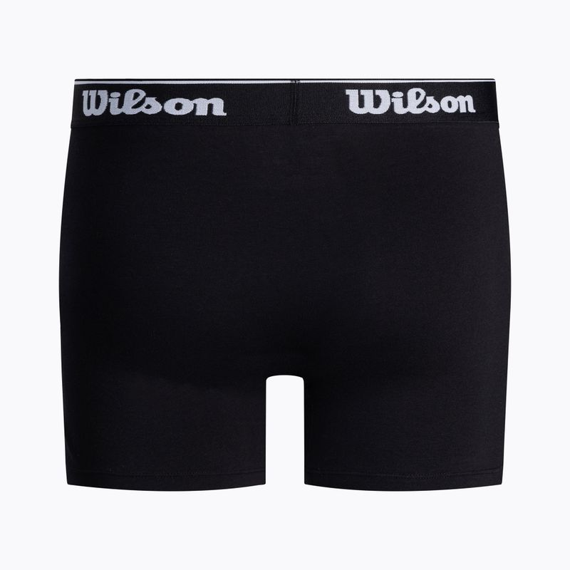 Боксери чоловічі Wilson 2 pack чорні/зелені W875V-270M 4