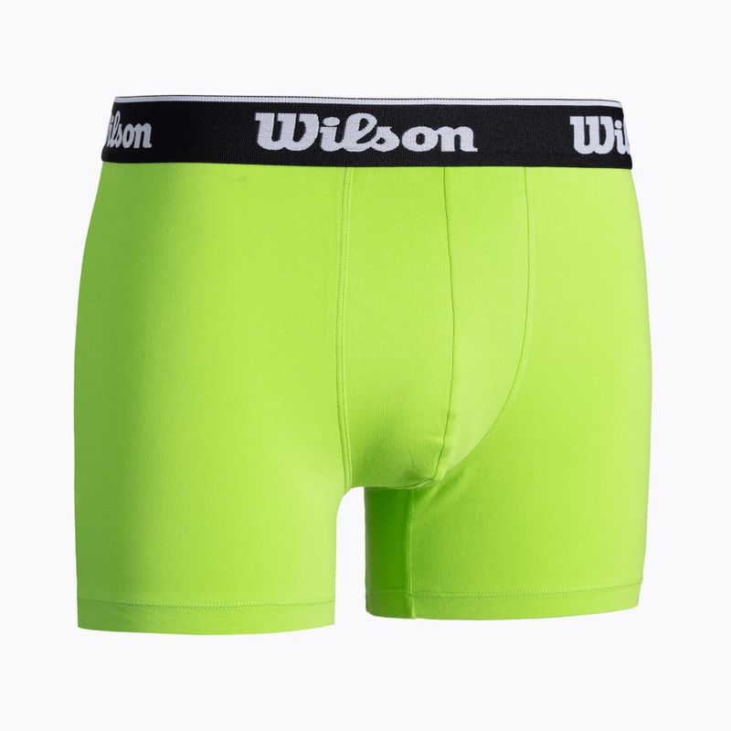 Боксери чоловічі Wilson 2 pack чорні/зелені W875V-270M 7