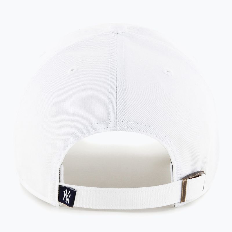 Кепка 47 Brand MLB New York Yankees CLEAN UP white 2