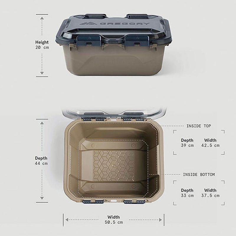 Контейнер для зберігання Gregory Alpaca Gear Box 25 л сланцева синь 3