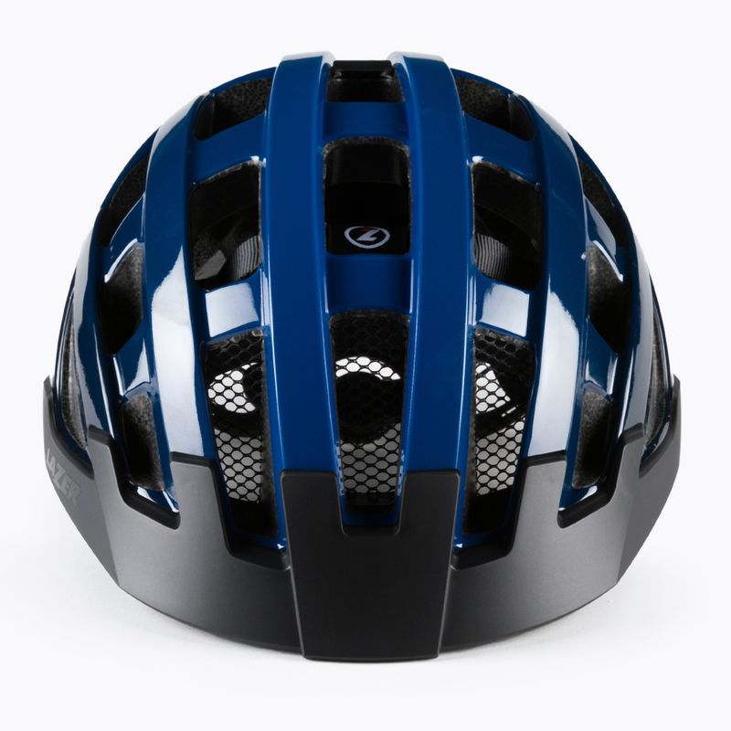 Шолом велосипедний Lazer Compact DLX блакитно-чорний BLC2227890460 2