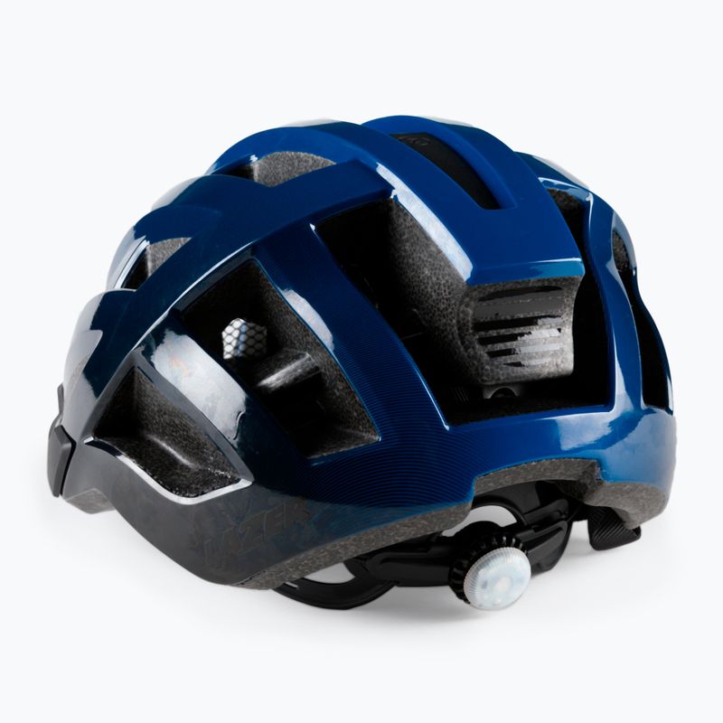 Шолом велосипедний Lazer Compact DLX блакитно-чорний BLC2227890460 4