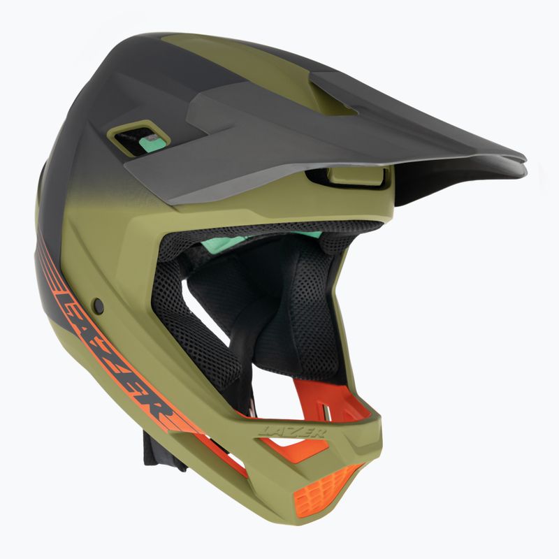 Велосипедний шолом Lazer Chase KinetiCore матовий моховий