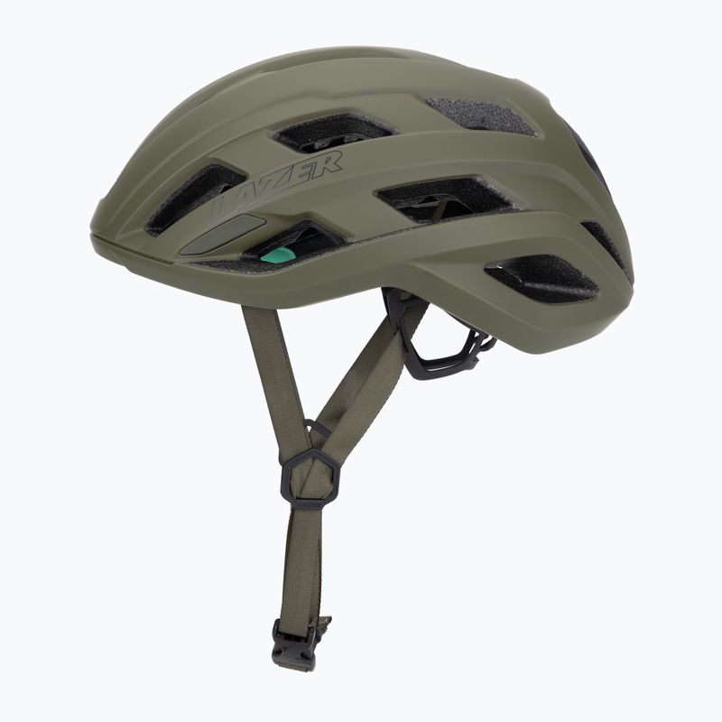 Шолом велосипедний Lazer Strada KinetiCore matte pine green 3