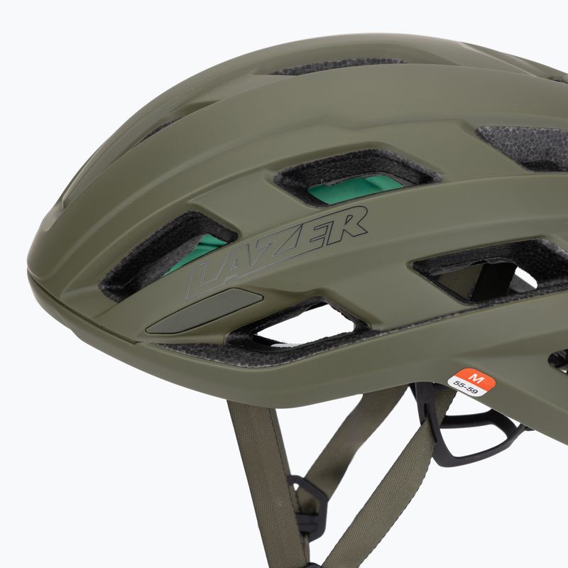 Шолом велосипедний Lazer Strada KinetiCore matte pine green 7