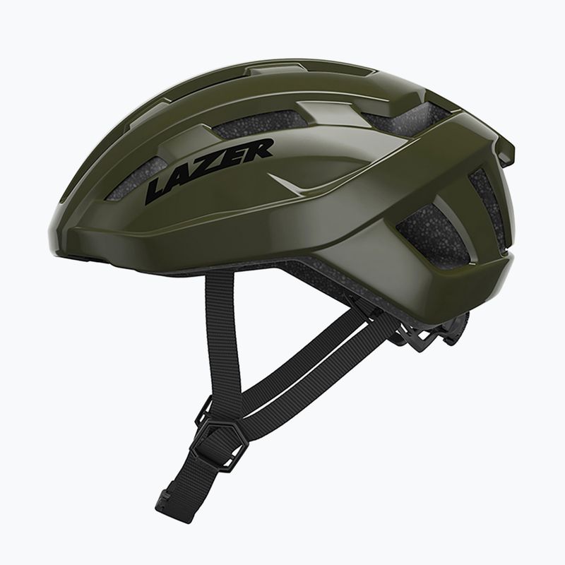 Шолом велосипедний Lazer Tempo KinetiCore pine green 2