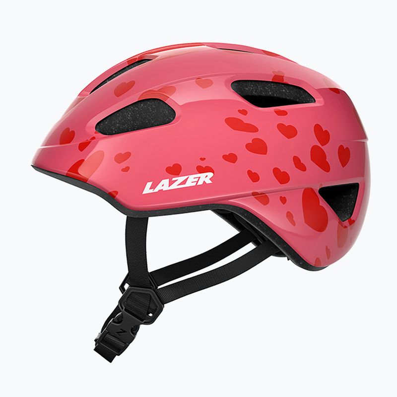 Шолом велосипедний дитячий Lazer Nutz 2.0 KinetiCore little hearts 2