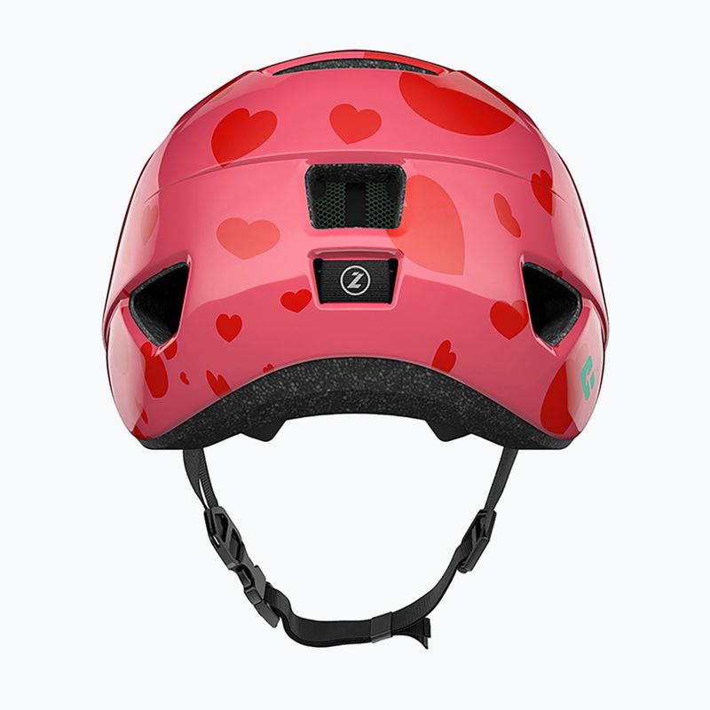 Шолом велосипедний дитячий Lazer Nutz 2.0 KinetiCore little hearts 4