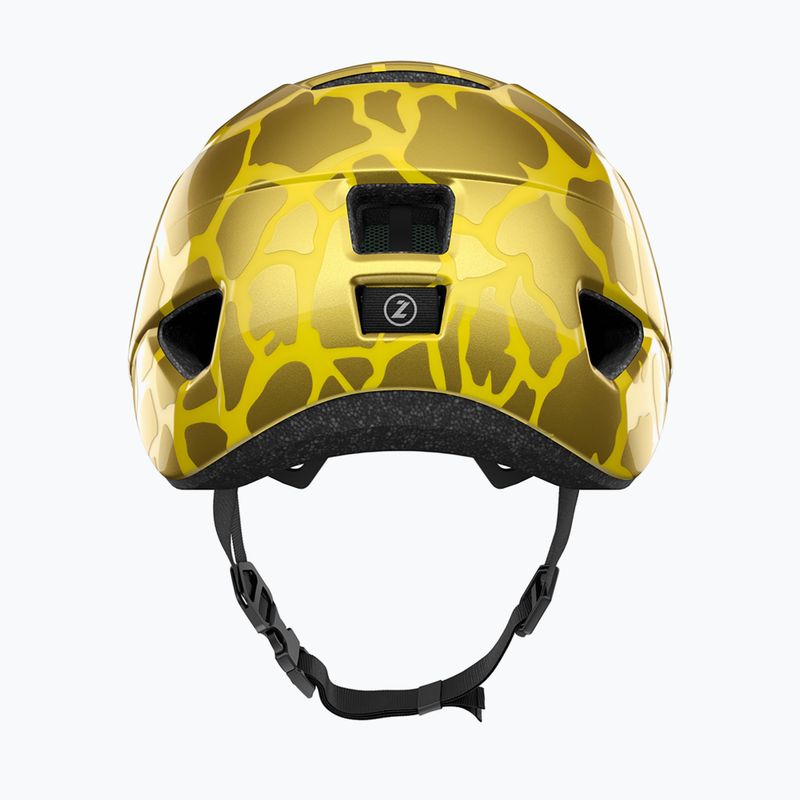 Дитячий велосипедний шолом Lazer Pnut 2.0 KinetiCore золотистий жираф 4