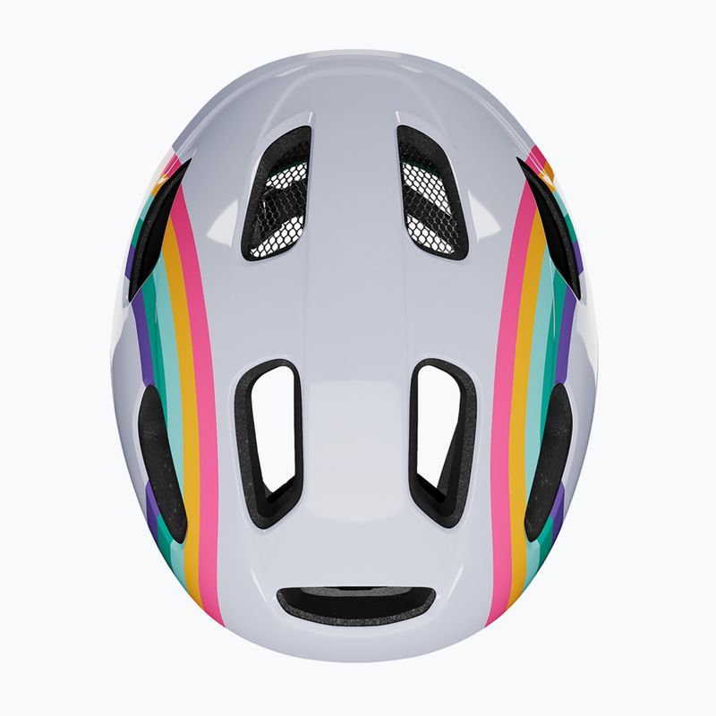 Дитячий велосипедний шолом Lazer Pnut 2.0 KinetiCore веселковий 6