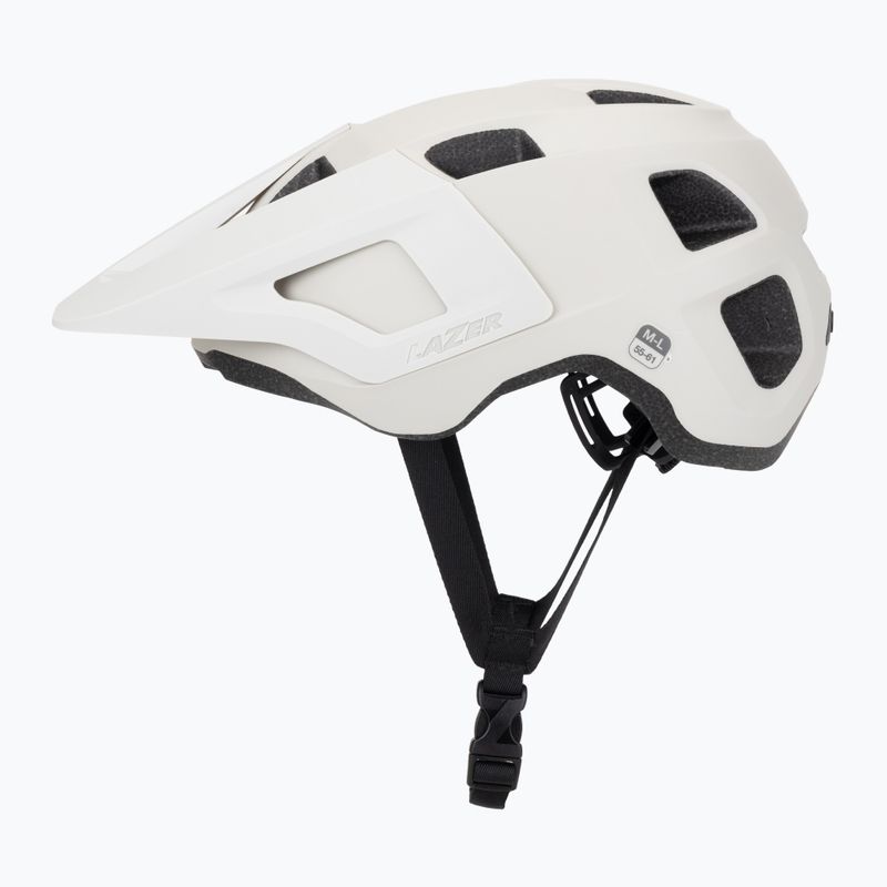 Шолом велосипедний Lazer Lupo KinetiCore matte white stone 3