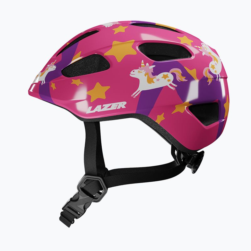 Шолом велосипедний дитячий Lazer Pnut 2.0 KinetiCore purple pony 3