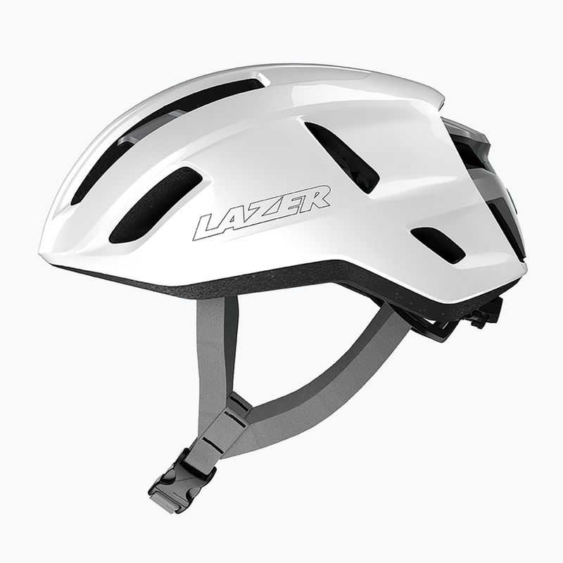 Шолом велосипедний Lazer Sphere KinetiCore white/silver 2