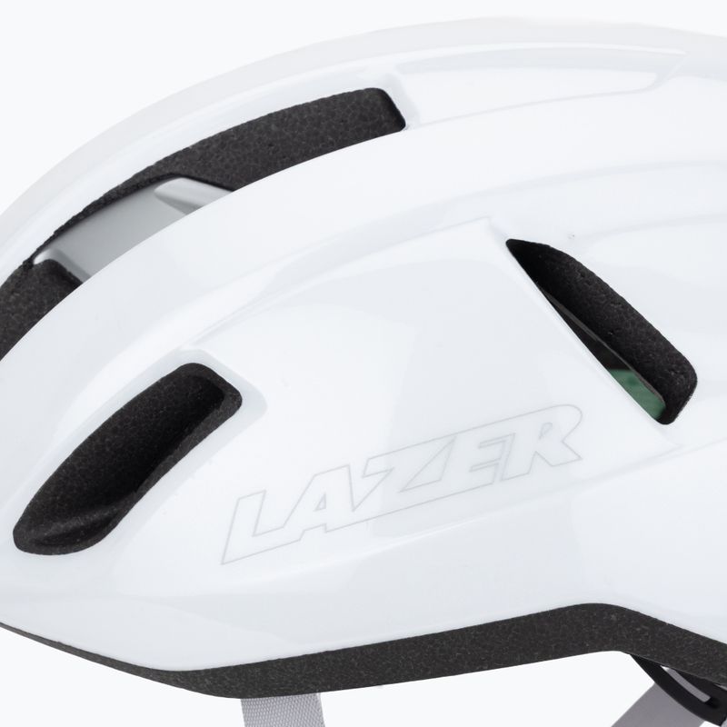 Шолом велосипедний Lazer Sphere KinetiCore white/silver 7