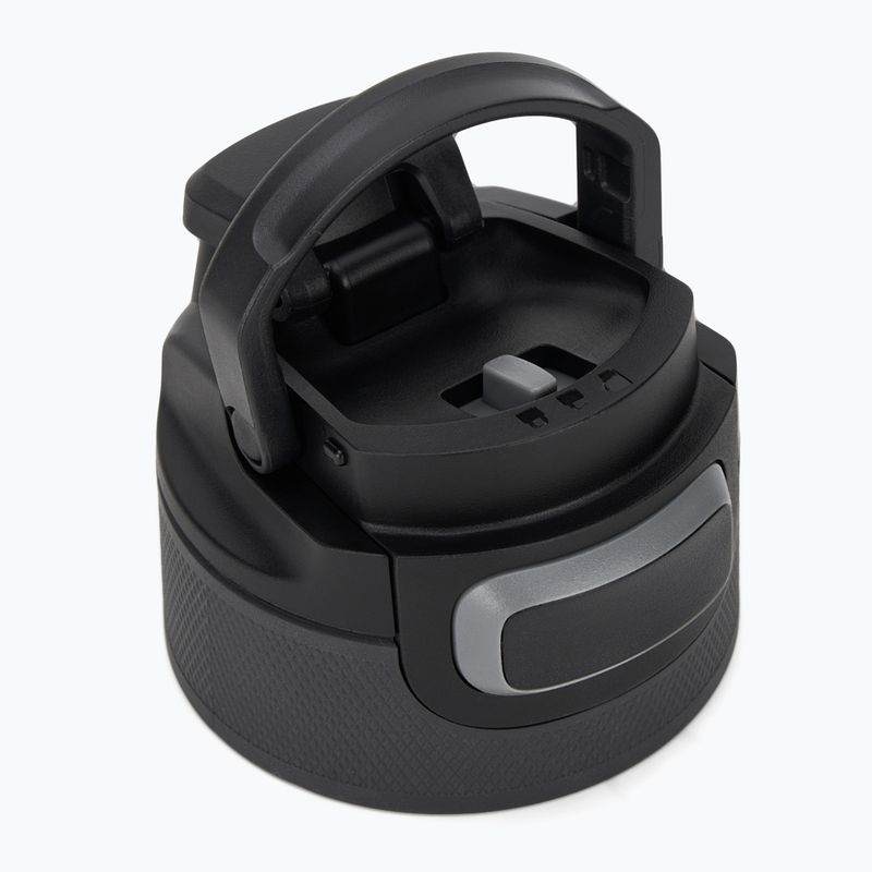 Кришка для кружки Kambukka 3в1 Hydration Elton black steel 3