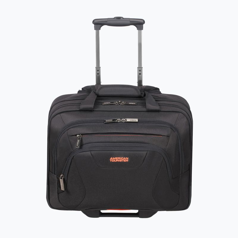 Валіза дорожня American Tourister AT Work 22 л black/orange