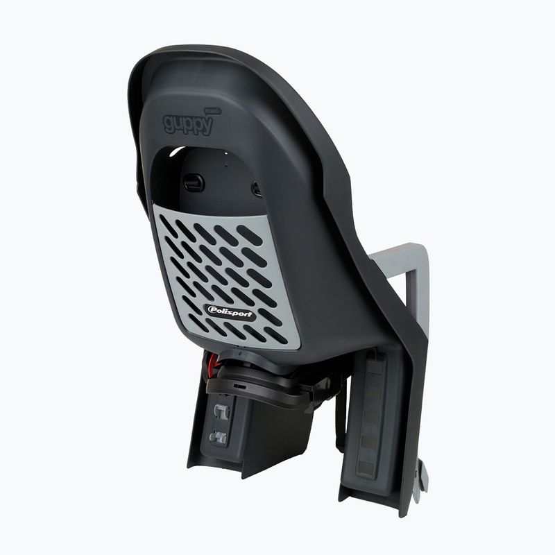 Крісло велосипедне Polisport Guppy Maxi+ CFS dark grey/silver 2