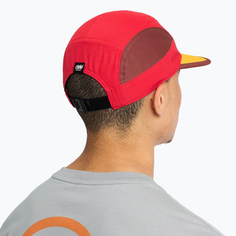 Кепка Ciele Athletics GOCap Field Iconic Bar red/andorra 6