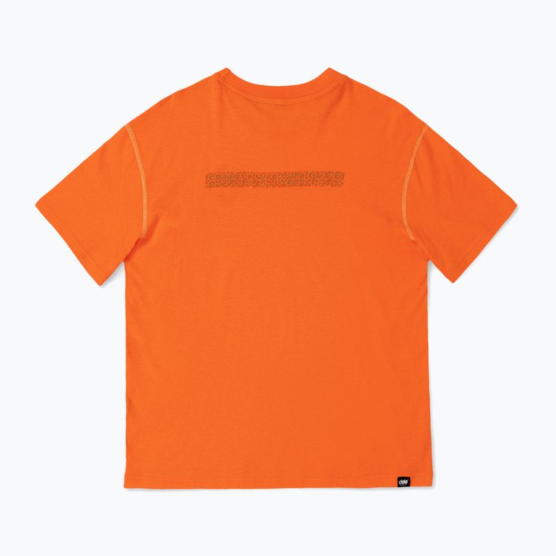Футболка для бігу чоловіча Ciele Athlteics NSPTShirt HV''C'' orange 2
