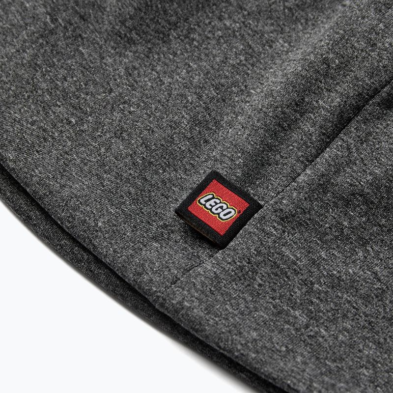 Шапка зимова дитяча LEGO Lwagan 808 dark grey melange 3