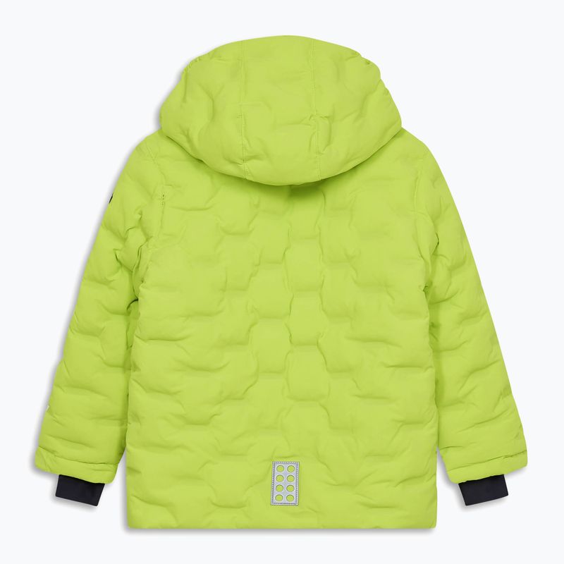 Куртка гірсько-лижна дитяча LEGO Lwjipe 706 lime green/blue 2