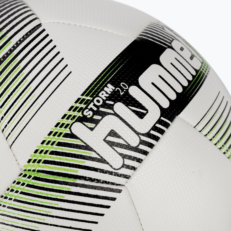 Футбольний м'яч Hummel Storm 2.0 FB білий/чорний/зелений розмір 4 3