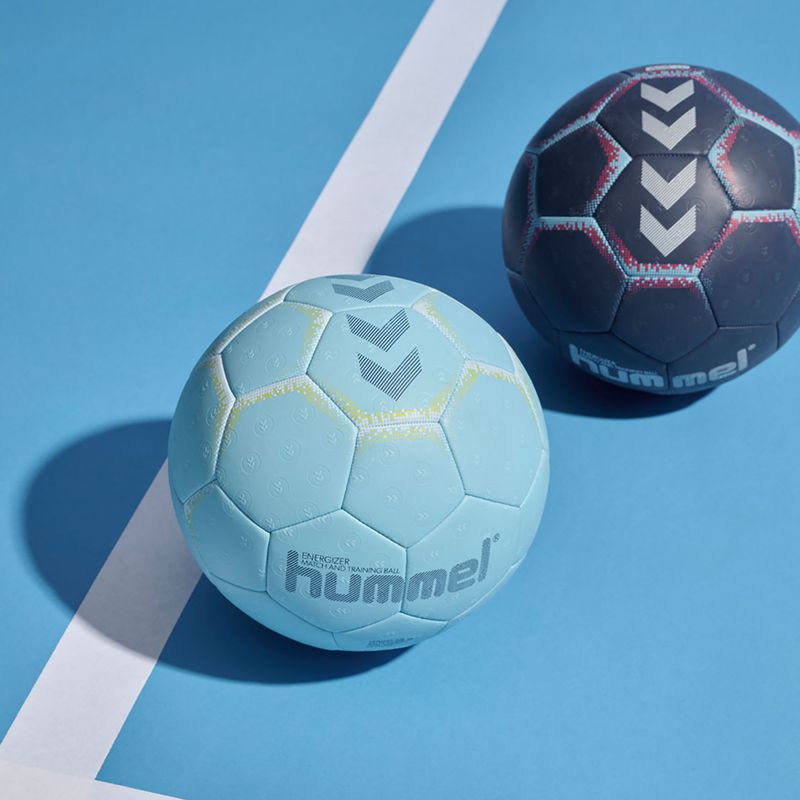 М'яч для гандболу Hummel Energizer HB blue/white/yellow 4